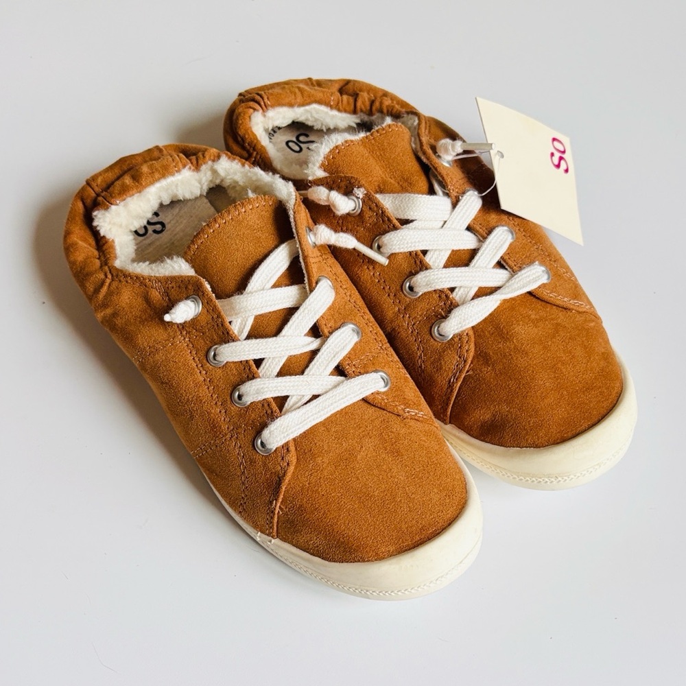 NWT SO Women's Sneakers in Brown and White